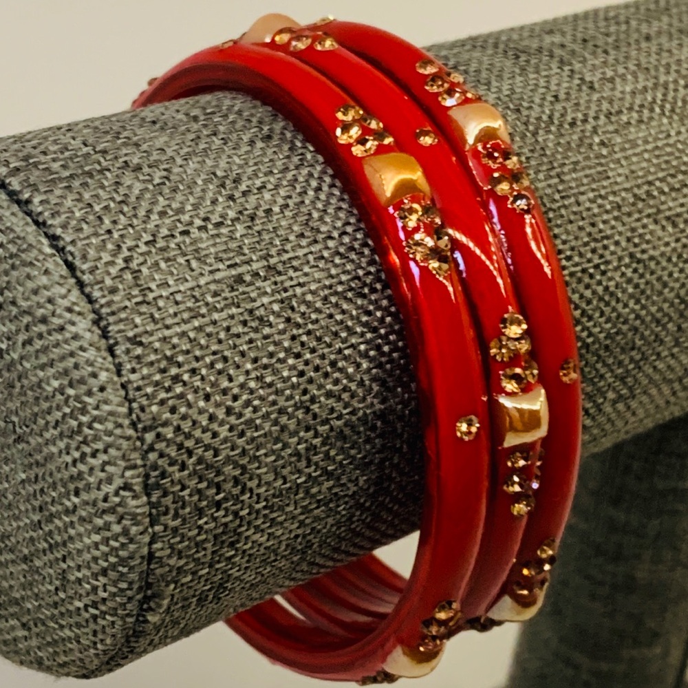 Glass Bangle Set - Picture 2 of 3